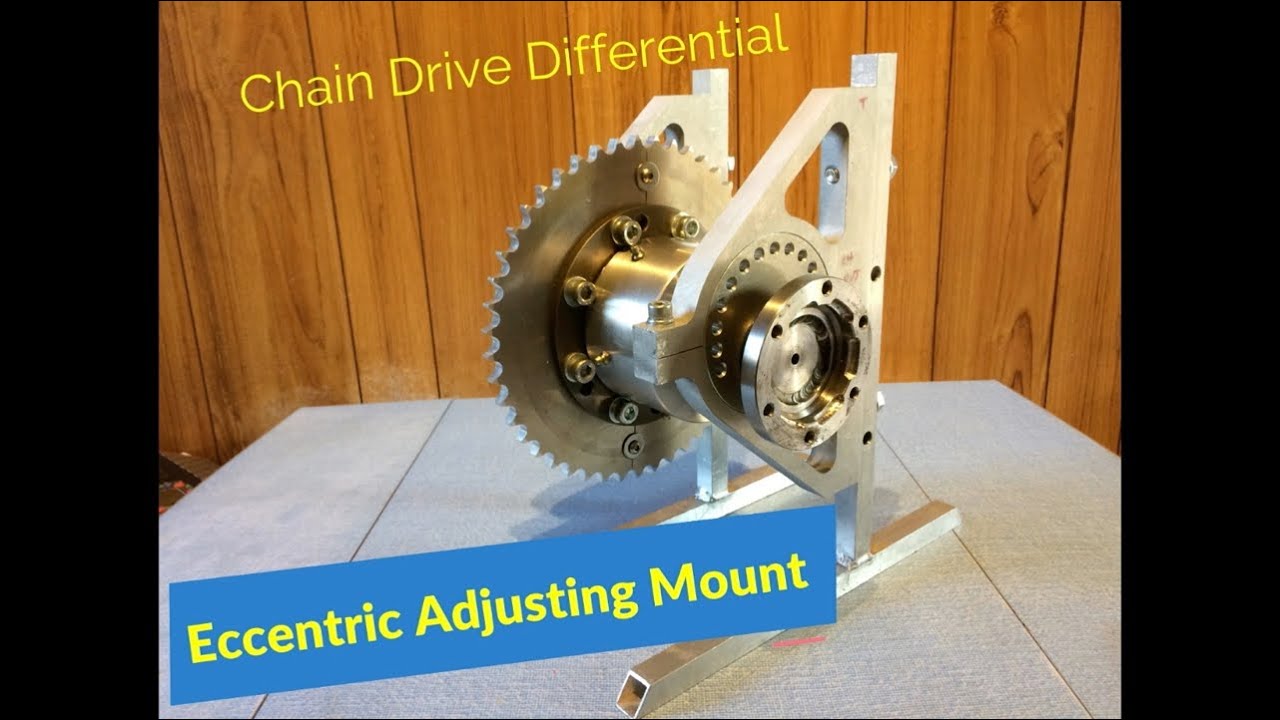 Eccentric Adjusting Mount for Chain Drive Differential
