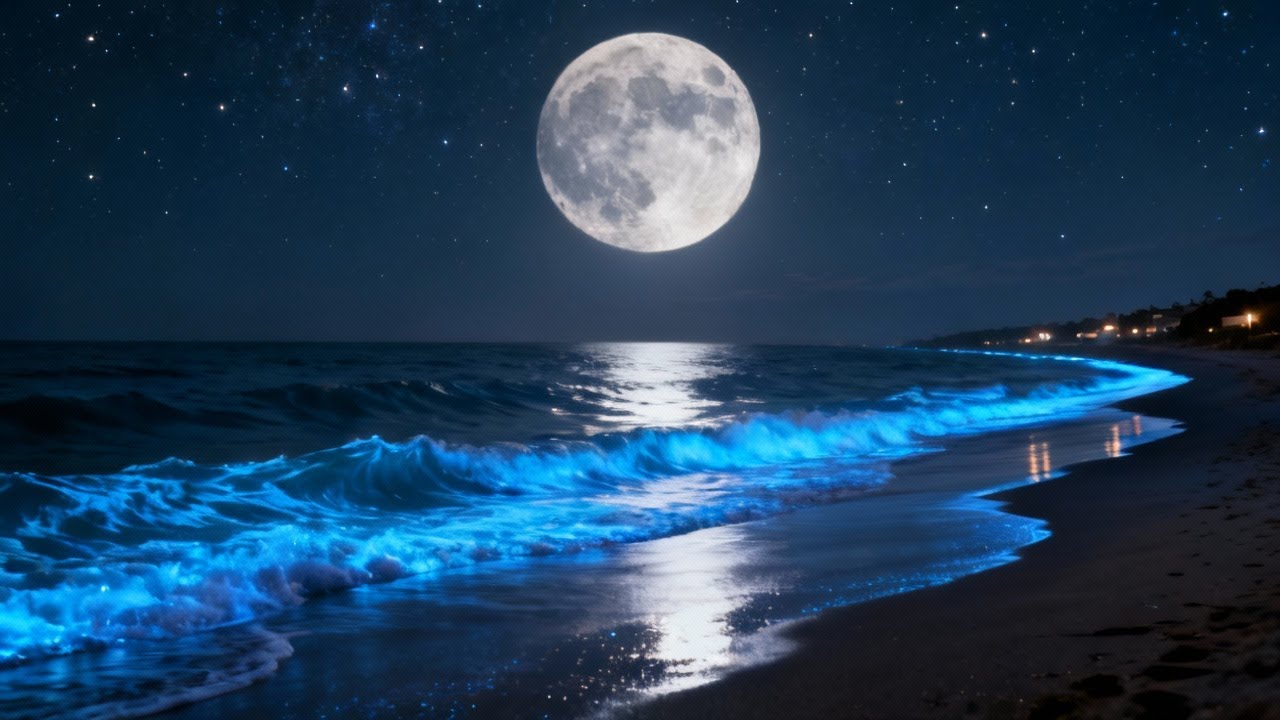 Fall Asleep Fast 🌙 Deep Sleep Music, Ocean Sounds, Soul Healing & Full Body Restoration
