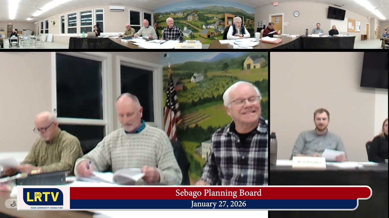 Sebago Planning Board 1-27-2026