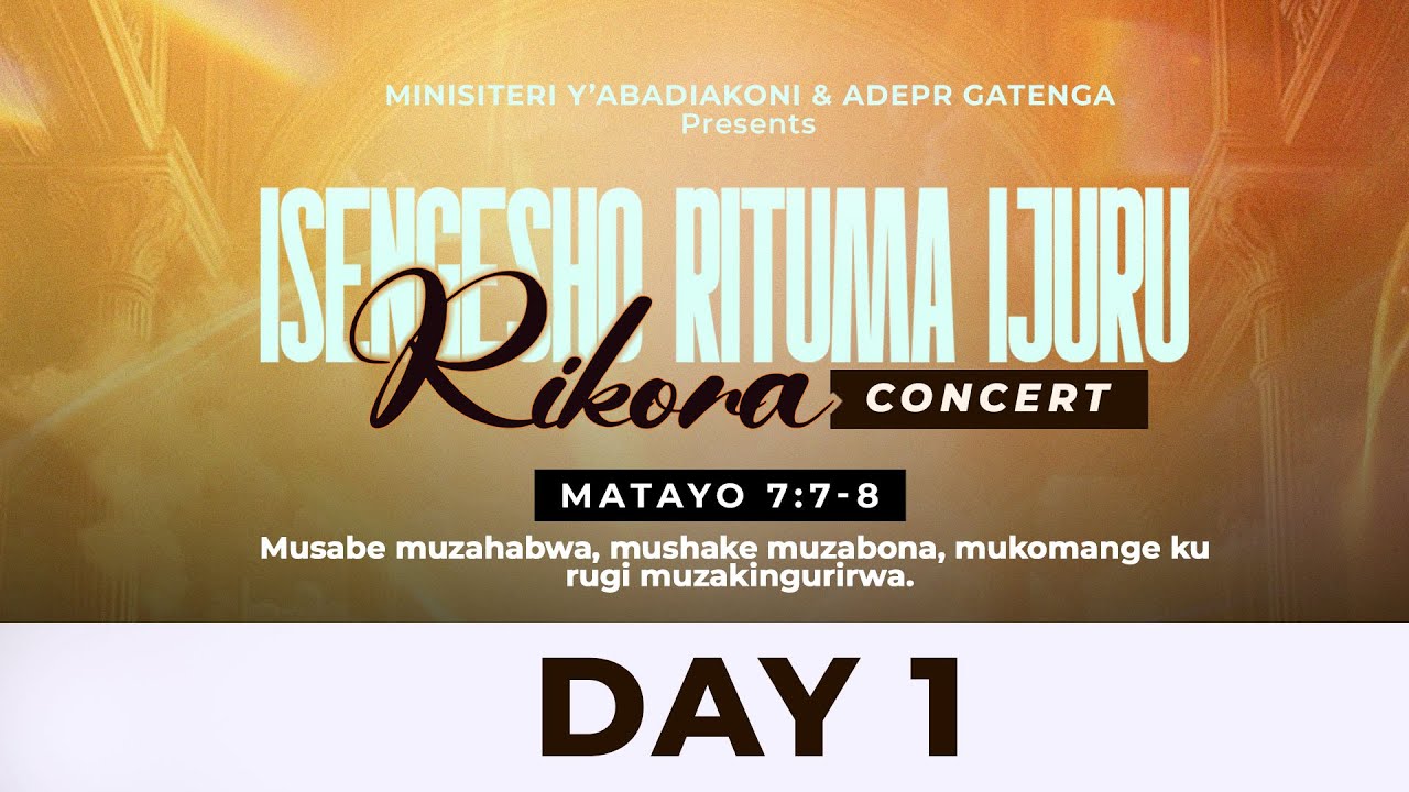 ISENGESHO RITUMA IJURU RKORA LIVE CONCERT DAY (1) ADEPR GATENGA