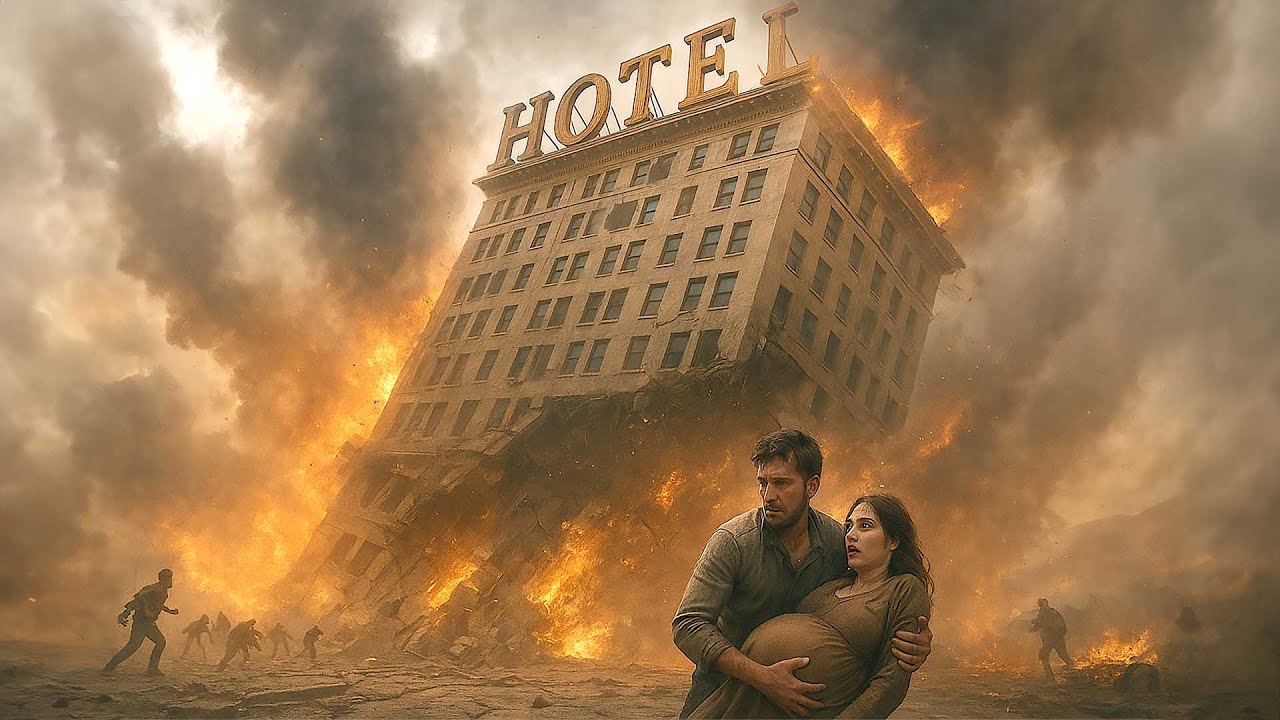 ОГРОМНЫЙ ОТЕЛЬ ПРОВАЛИЛСЯ ПОД ЗЕМЛЮ! ЛЮДИ ПЫТАЮТСЯ СПАСТИСЬ! Триллер. Подземное землетрясение.