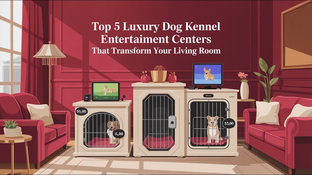 Top 5 Luxury Dog Kennel Entertainment Centers Over $50,000 That Transform Your Living Room