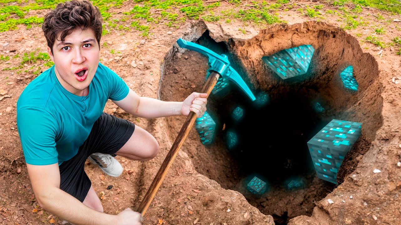 Jugué Minecraft En La Vida Real Por 100 Horas