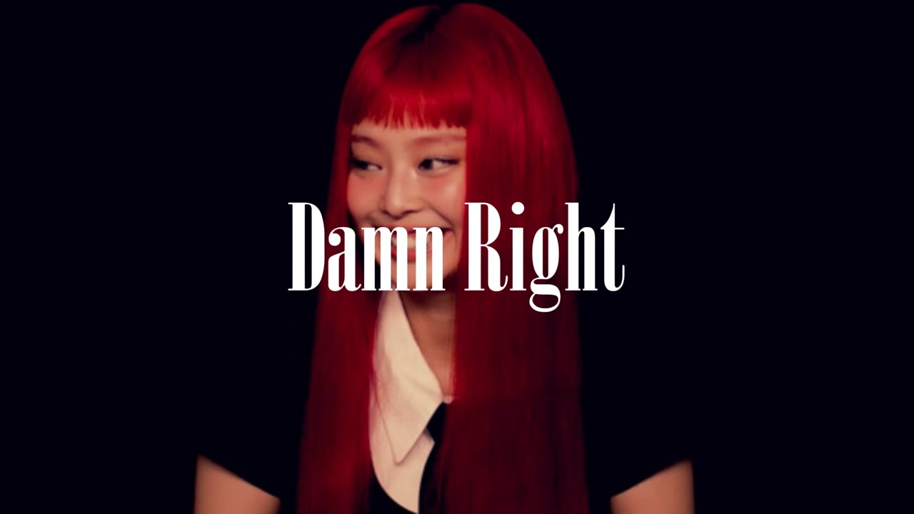 [CD Solo Version] JENNIE - 'Damn Right'