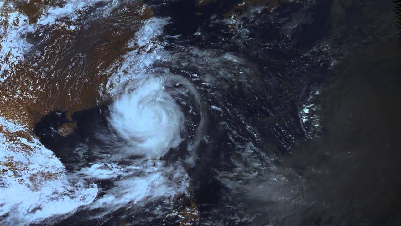 Typhoon Usagi, Elektro-L satellite animation