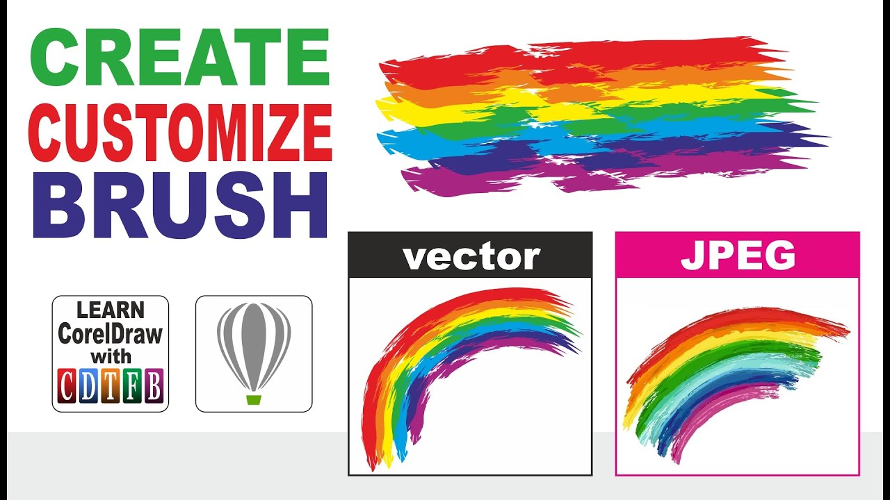 how to create brush in corel draw