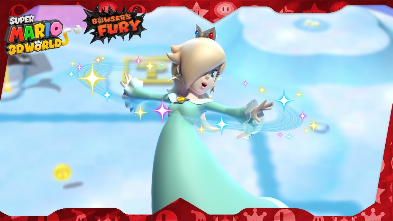 Super Mario 3D World for Switch ᴴᴰ | World 6 (All Green Stars & Stamps) Solo Rosalina