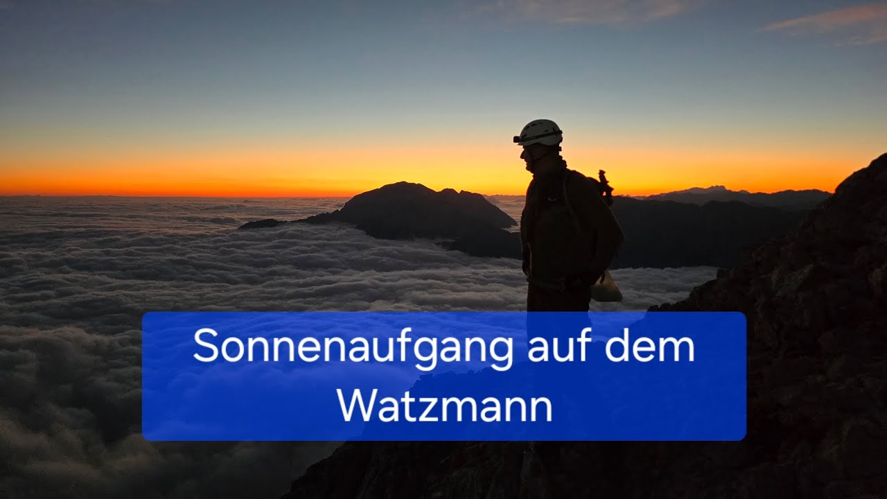 Sonnenaufgang auf dem Watzmann