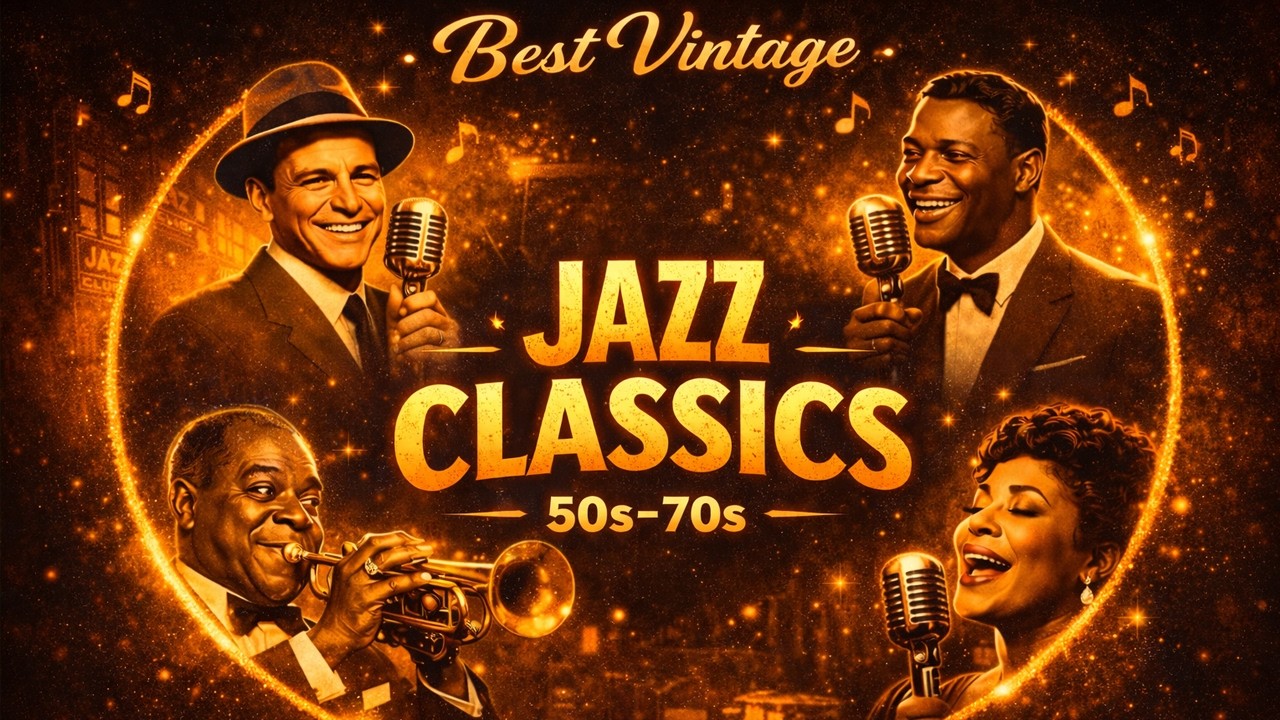 Golden Jazz Memories 🎷 The Best of Sinatra, Armstrong & Nat King Cole