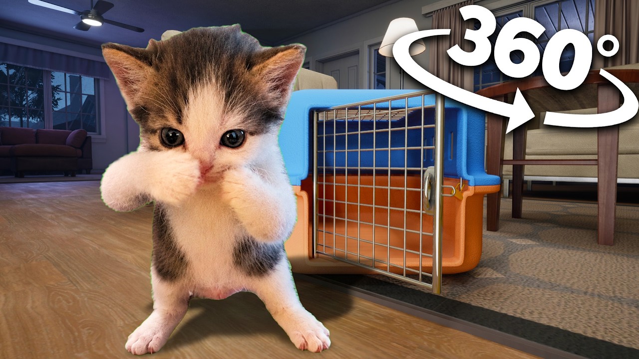 Кот-аквалангист вламывается в ваш дом 360/VR