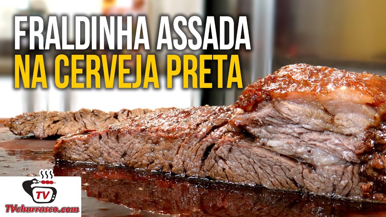 Como Fazer Fraldinha Assada na Cerveja Preta (Fraldinha de Forno) - Tv Churrasco