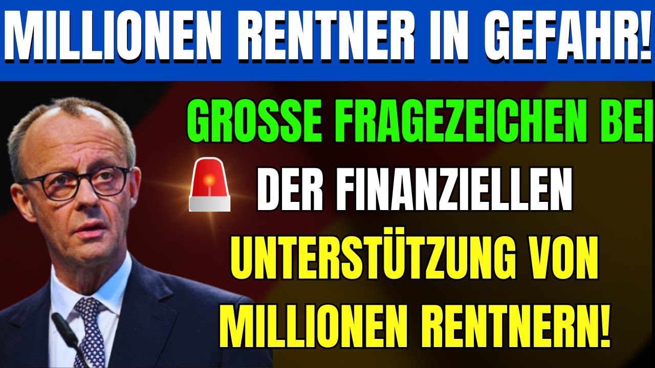 🚨 Regierungsschock! Millionen Rentner verlieren Hilfe? Neues Gesetz stellt alles auf den Kopf!