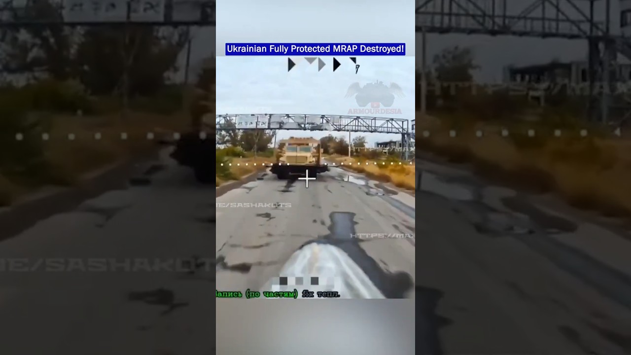 Ukraiński, w pełni chroniony MRAP Maxx-Pro rusza w trasę!