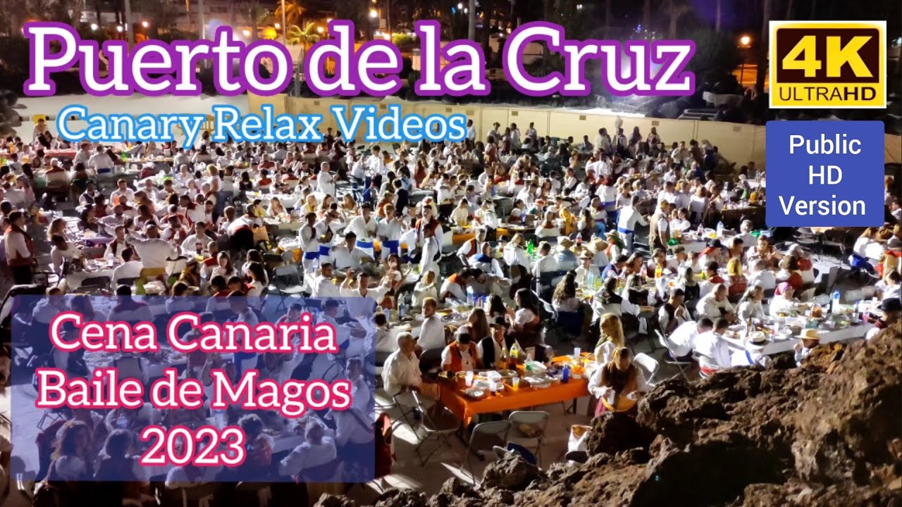 TENERIFE 🏝️ Puerto de la Cruz Cena Canaria Baile de Magos 8 July 2023 Teneriffa Kanarische Inseln