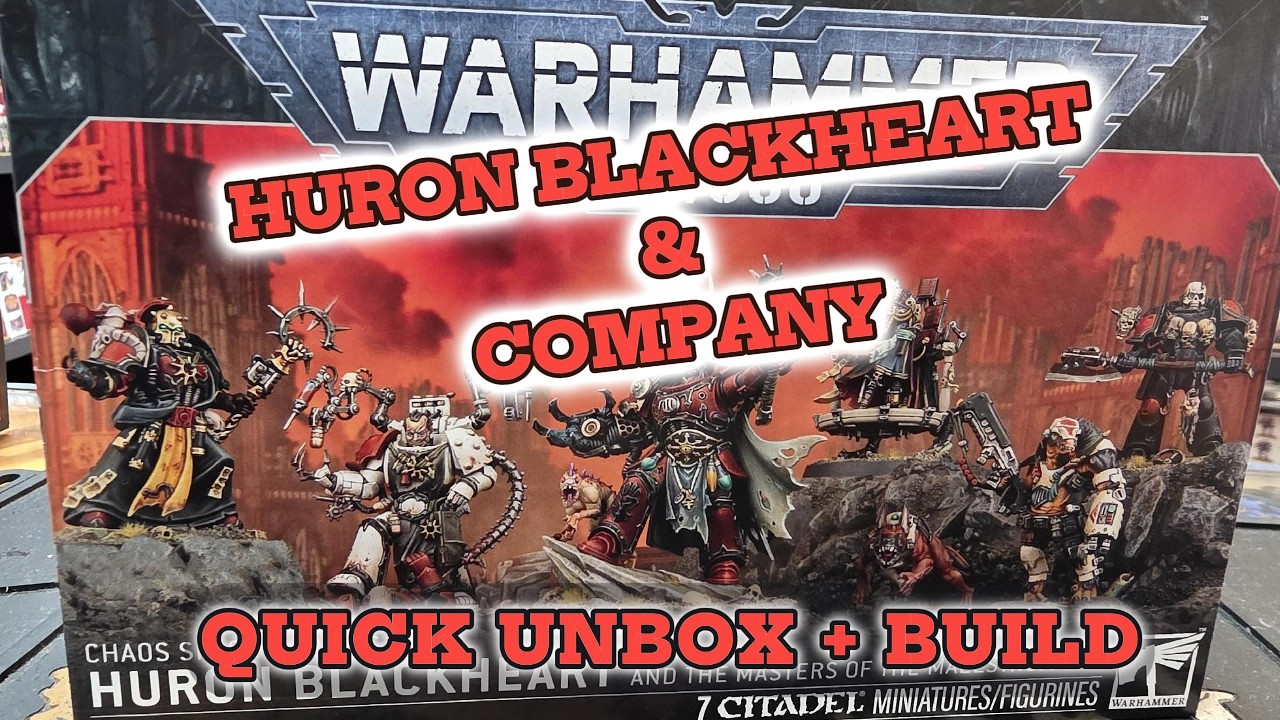 Распаковка HURON BLACKHEART (и его друзей).