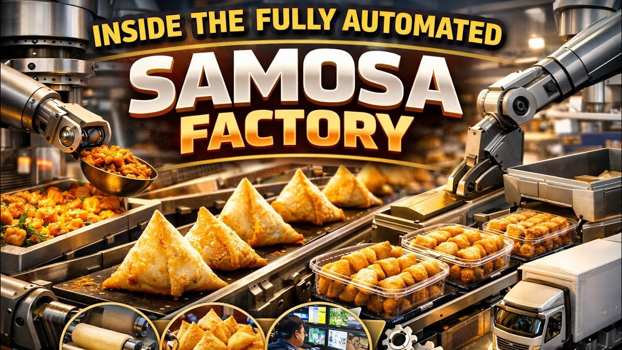 Inside the Fully Automated Samosa Factory | 