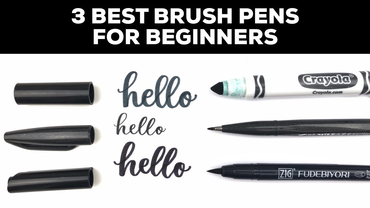 3 Best Brush Pens for Beginners