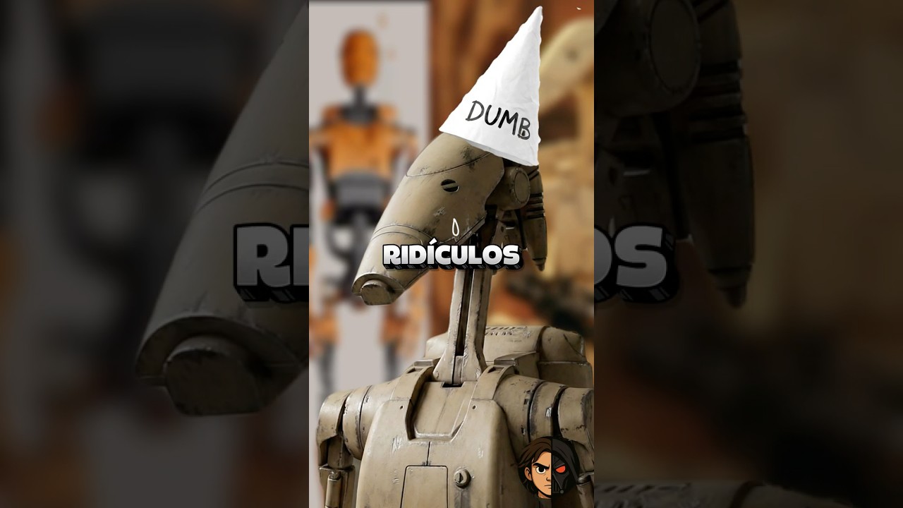 ¿Por qué los droides de batalla son realmente tontos?