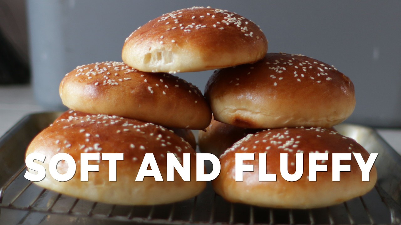 The PERFECT Homemade Hamburger Buns, Soft, Fluffy and Irresistible