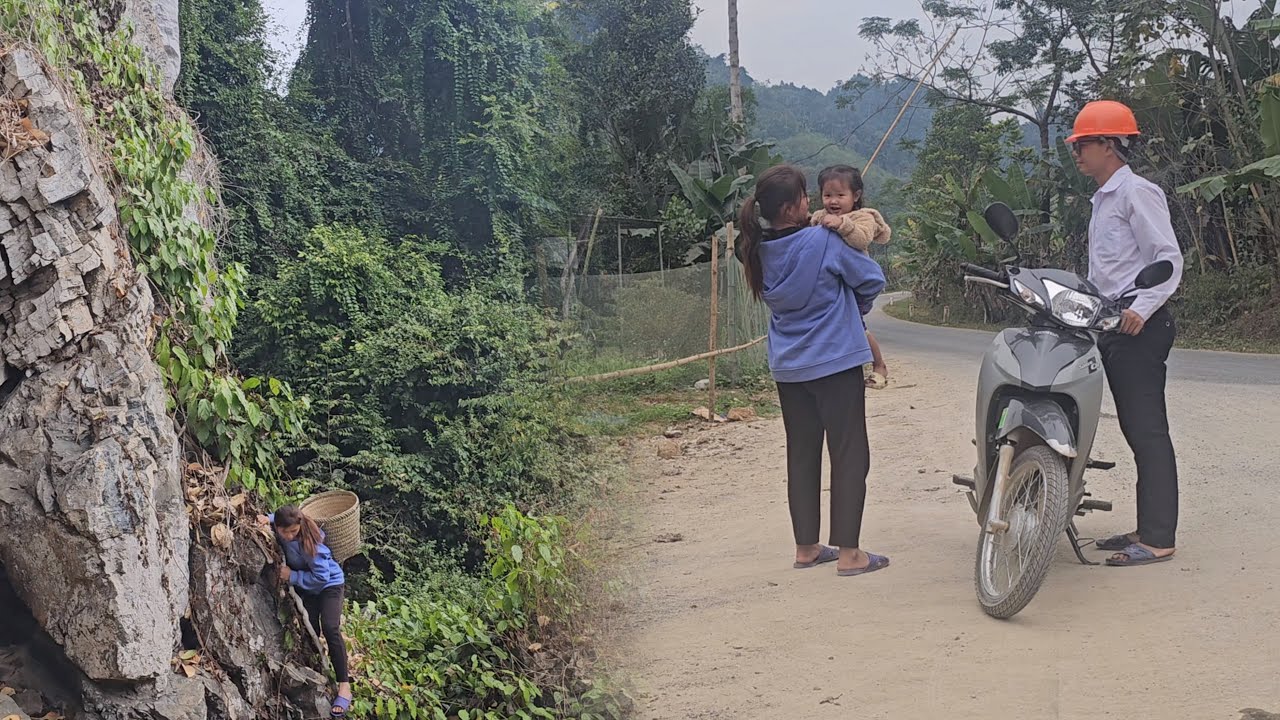 The mother climbed the mountain to find fruit, and met her daughter who was following the engineer.