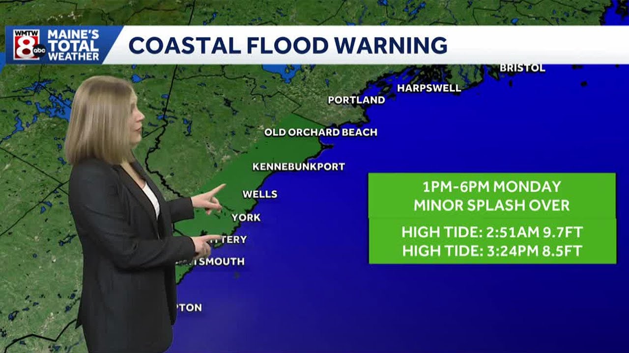 Coastal flood warning now in effect for York County as blizzard warning continues