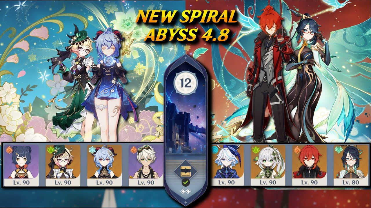 NEW SPIRAL ABYSS 4.8 || C0 EMILIE x GANYU - C0 XIANYUN x DILUC || NO RETRY || Genshin Impact 4.8