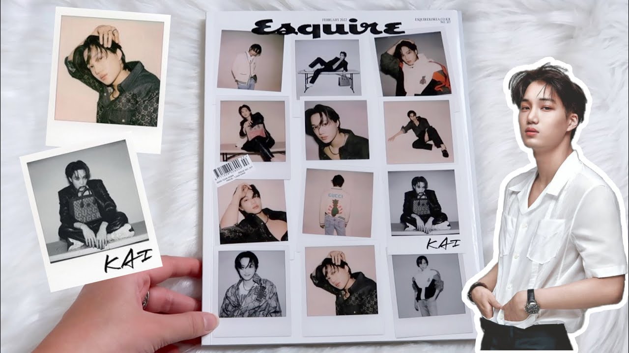 unboxing: KAI COVER ESQUIRE MAGAZINE FEBRUARY 2022