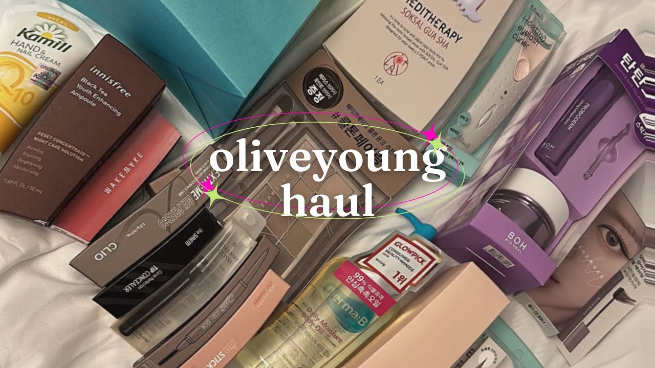 korean best selling skincare & makeup haul 💜 I (ENG/HINDI SUB)