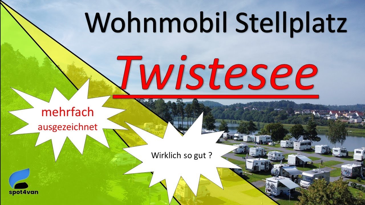 Wohnmobil Stellplatz Twistesee. Mehrfach ausgezeichnet.