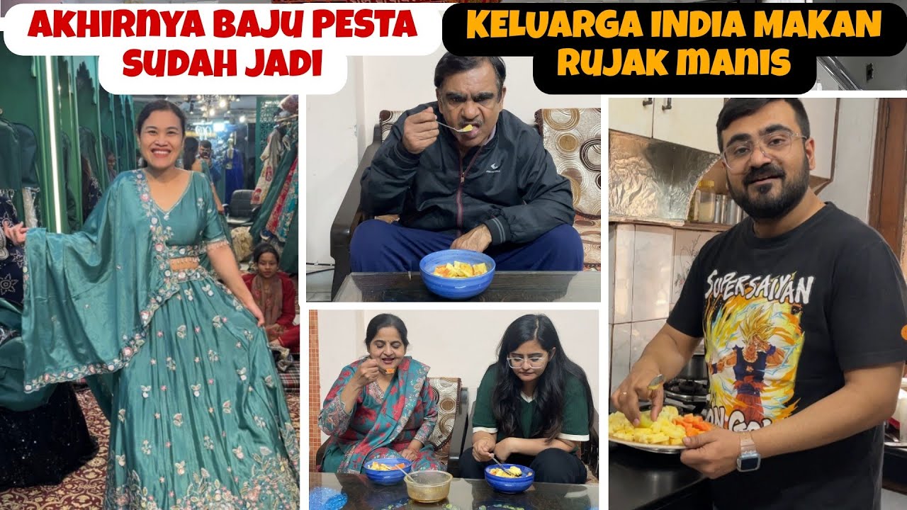 AMBIL BAJU PESTA LANJUT BIKIN RUJAK MANIS‼️