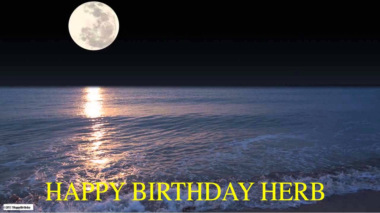 Herb  Moon La Luna - Happy Birthday