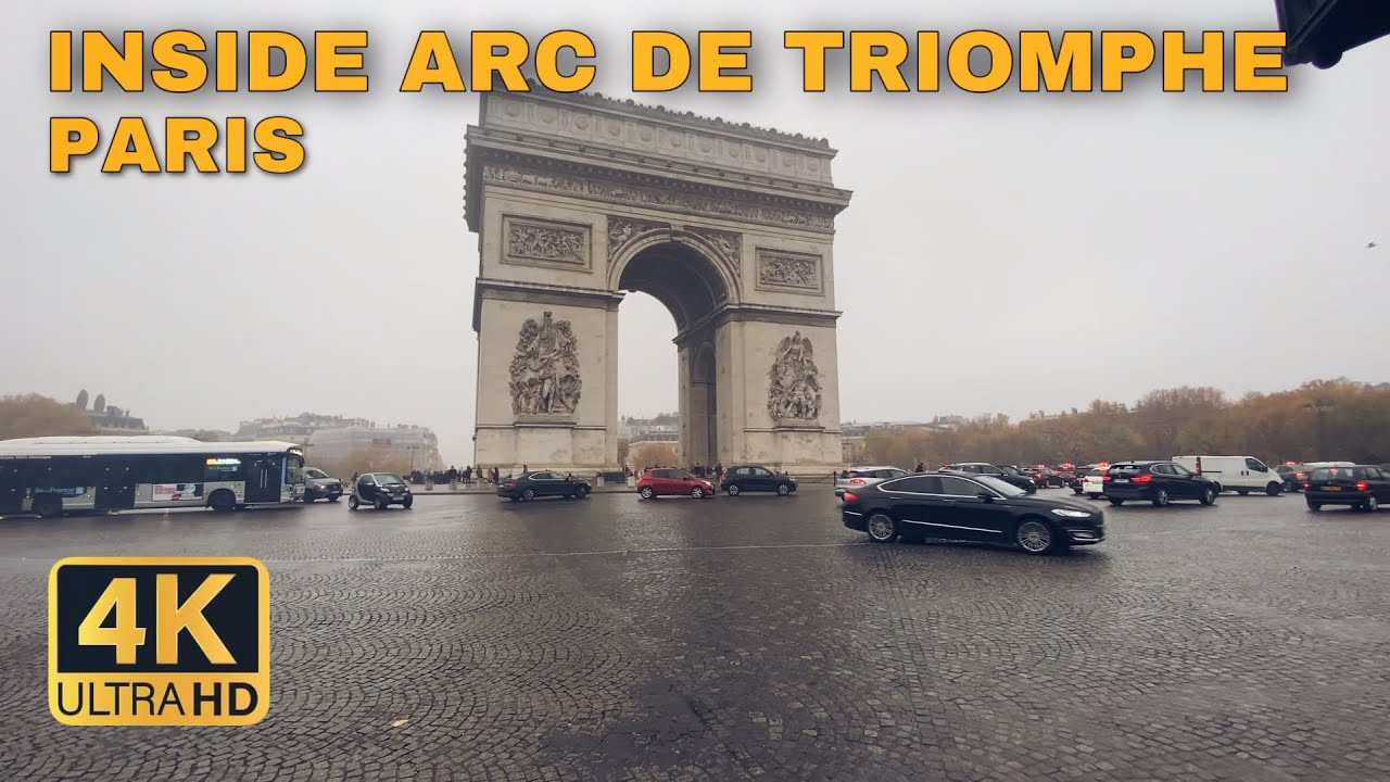 INSIDE ARC DE TRIOMPHE IN PARIS