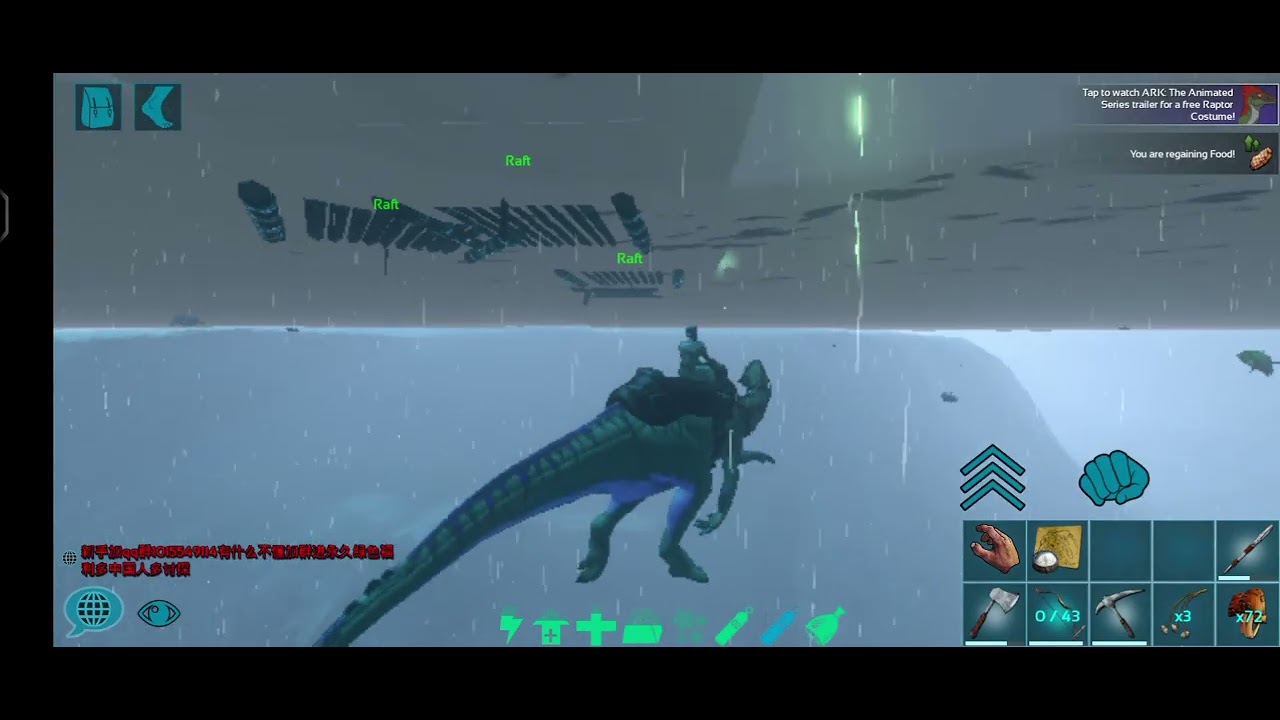 I tame another raptor in the ark.#fypシ #maclios #viral 