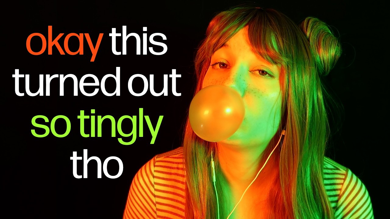 new ASMR trigger! gum chewing + humming sentences 🤯it turned out SO tingly, give it a try!