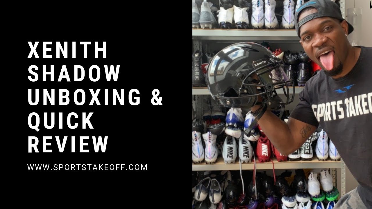 Xenith Shadow Football Helmet Unboxing and Helmet Fitting