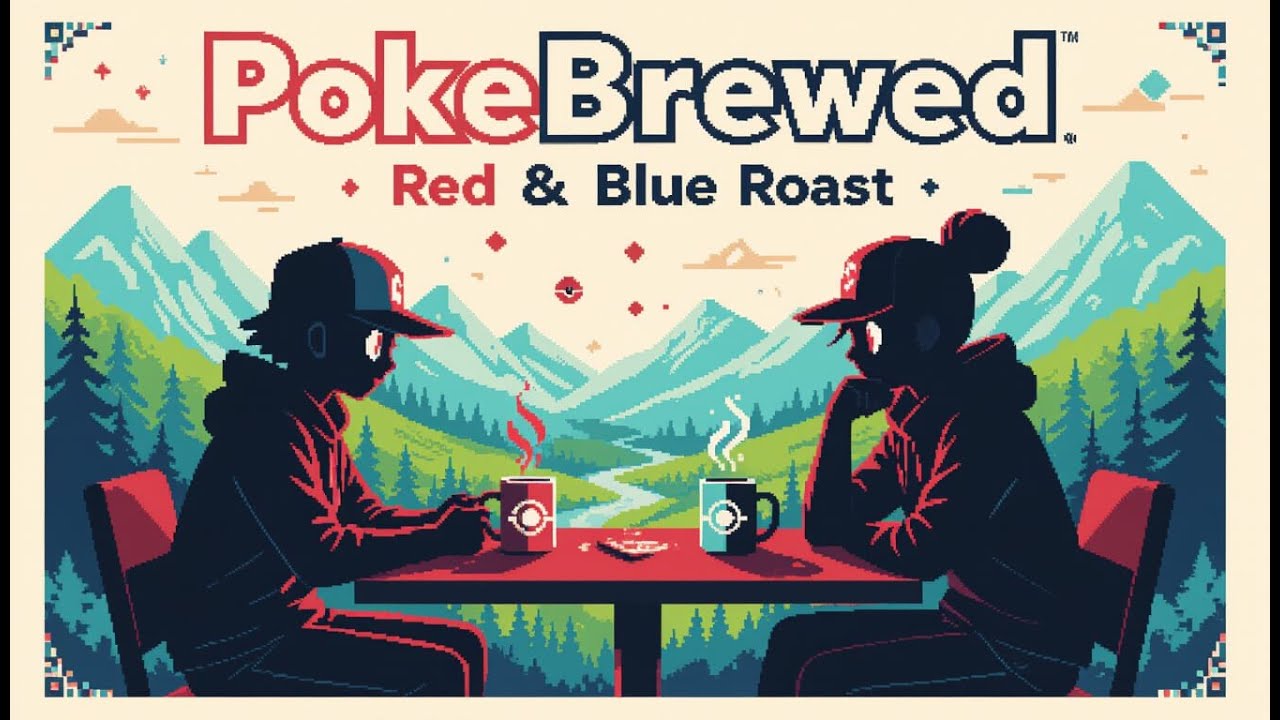 Pokémon Red & Blue Coffee Shop Ambience ☕ | Lofi 8‑Bit Cafe Music for Studying & Relaxing