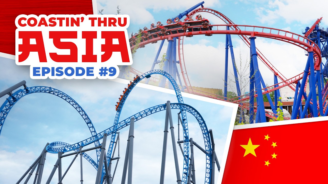 Катаемся на самых безумных горках Китая! Невероятный BEYOND THE CLOUD и аттракцион Tilt Coaster о...