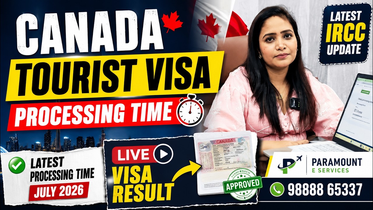 Canada Tourist and Visitor Visa Processing Time after Biometric | Live Result | IRCC | 3 July 2026