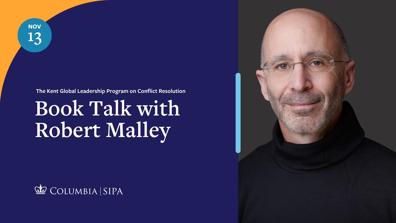 Book Talk with Robert Malley