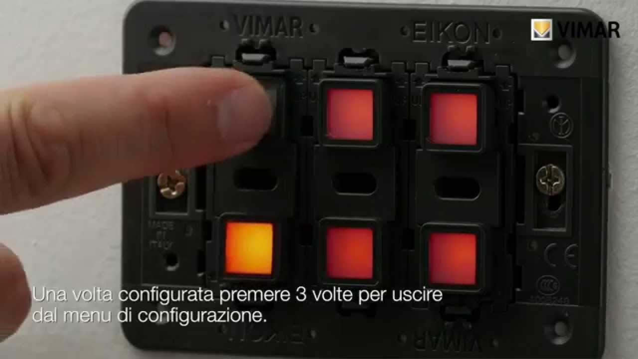 Installazione Eikon Tactil versione stand alone con focus sul cablaggio di uno scenario by Vimar