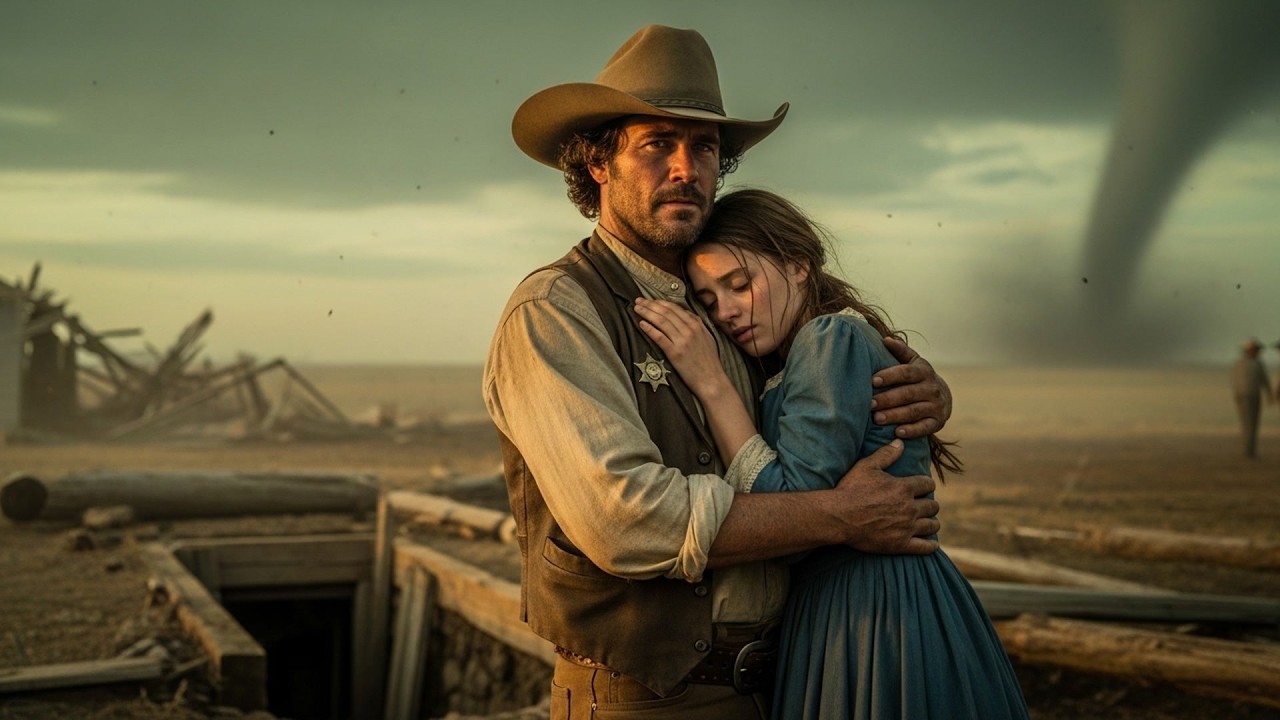 She Was Found In The Root Cellar During The Tornado, The Cowboy Pulled Her Out And Held Her Close