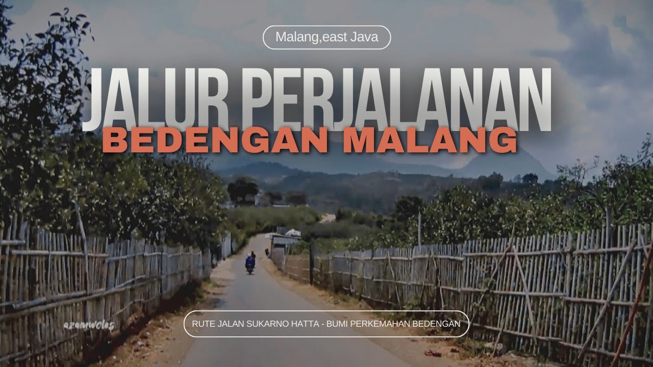 Rute jalan BEDENGAN MALANG lewati wisata petik jeruk Dau Selorejo
