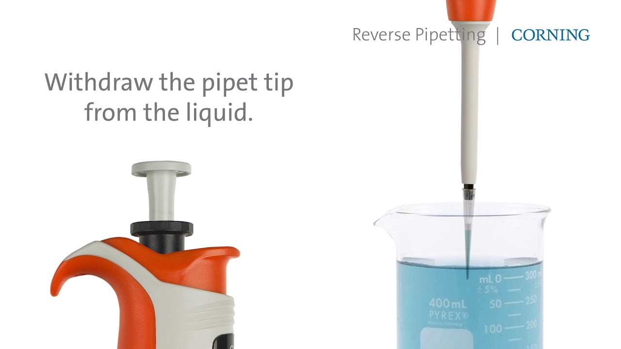 Corning&reg; Lambda&trade; EliteTouch&trade; Pipettor - Reverse Pipetting Technique
