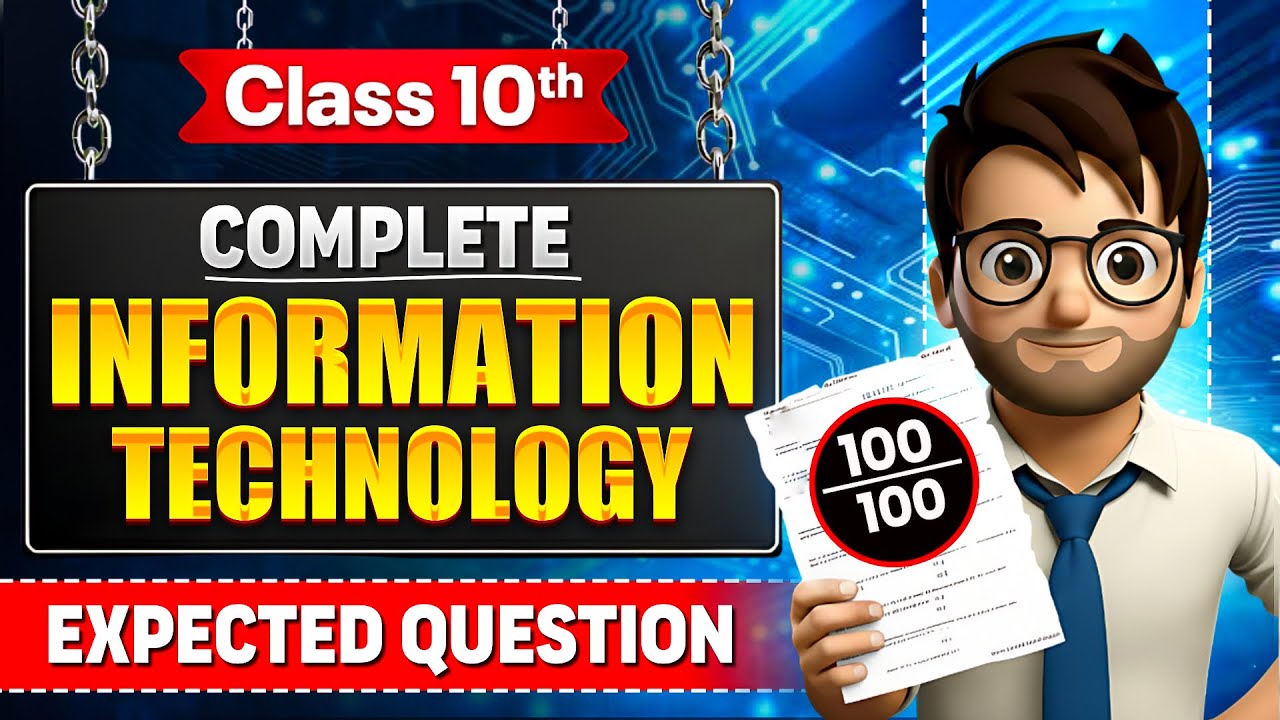 IT (402) class10 Full Syllabus One Shot🔥 || Expected Questions || Class10th Information Technology