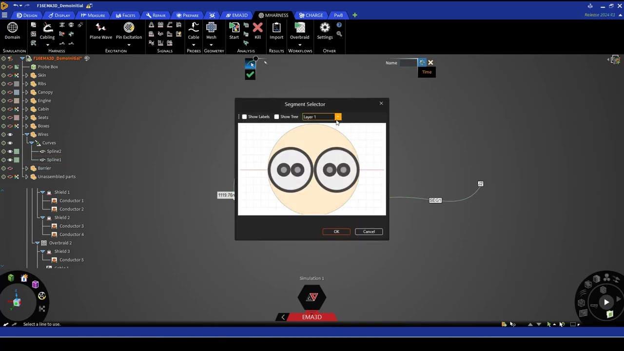 EMC Plus: HIRF Coupling to an Aircraft Demo (Part 2)