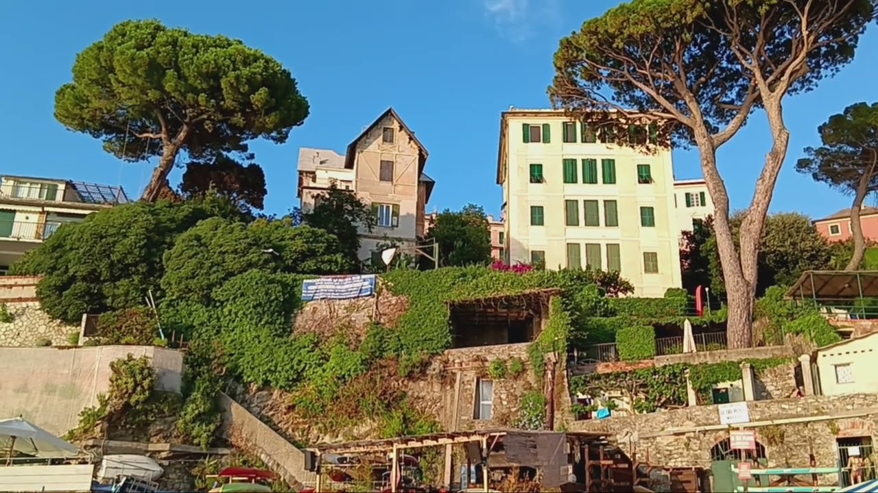 Recco, Italy, Libera Beach, Spiaggia Libera.