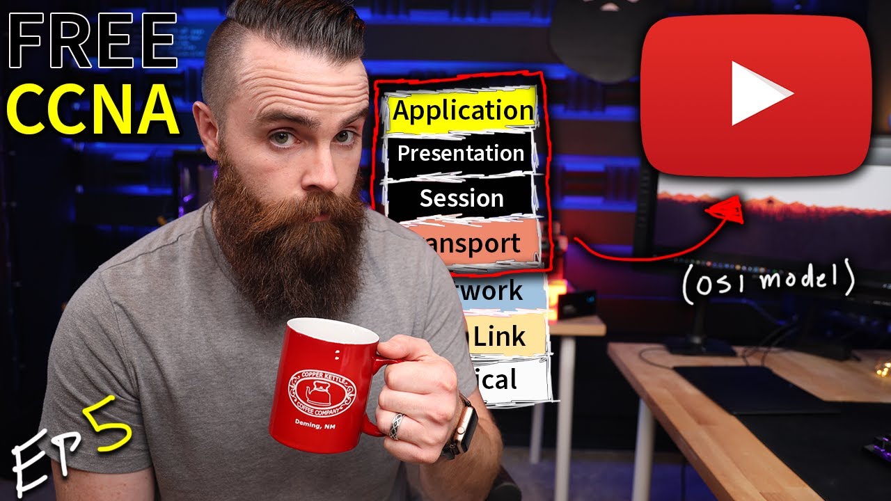 как работает модель OSI на YouTube (уровни приложений и транспорта) // БЕСПЛАТНЫЙ CCNA // EP 5