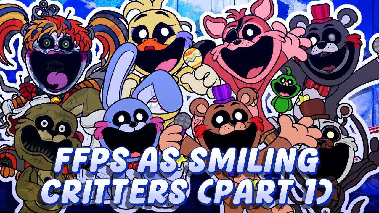 FFPS Animatronics in The Smiling Critters Style ( Part 1 - Rockstar and Salvage Animatronics )