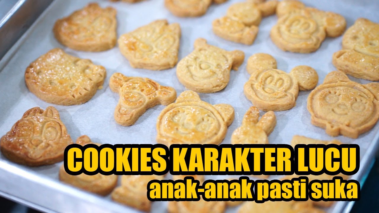 HOW TO MAKE COOKIES. CHARACTER COOKIES. MICKEY MOUSE, POOH, TIGER, etc