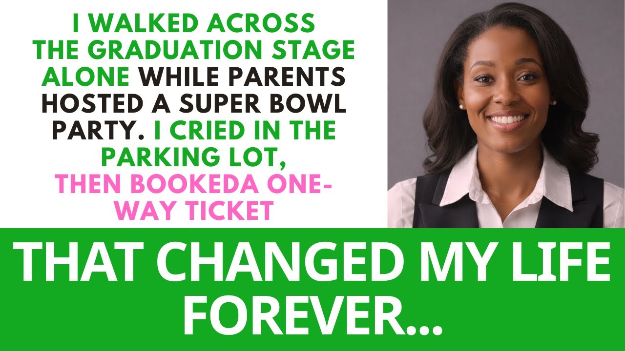 My Parents Skipped My Graduation for a Super Bowl Party—A One-Way Ticket Changed My Life Forever...